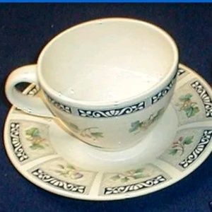 #6-Pfaltgraff Tea Cup and Saucer